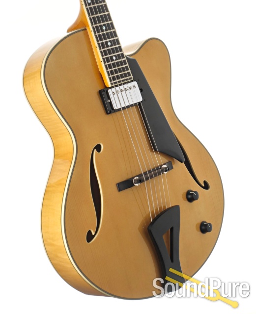 Comins GCS-16-1 Vintage Blonde Archtop Guitar #118254 — image 2