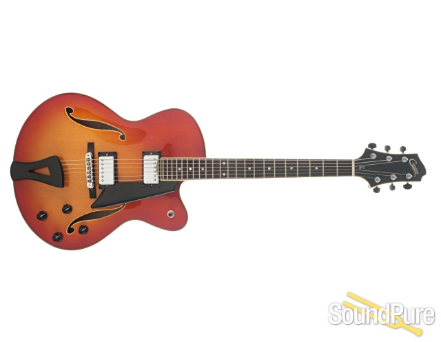 Comins GCS-16-2 Violin Burst Archtop Guitar #218082 — image 9