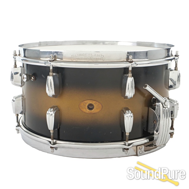 1940s Slingerland Radio King Snare Drum 7x14 — image 1
