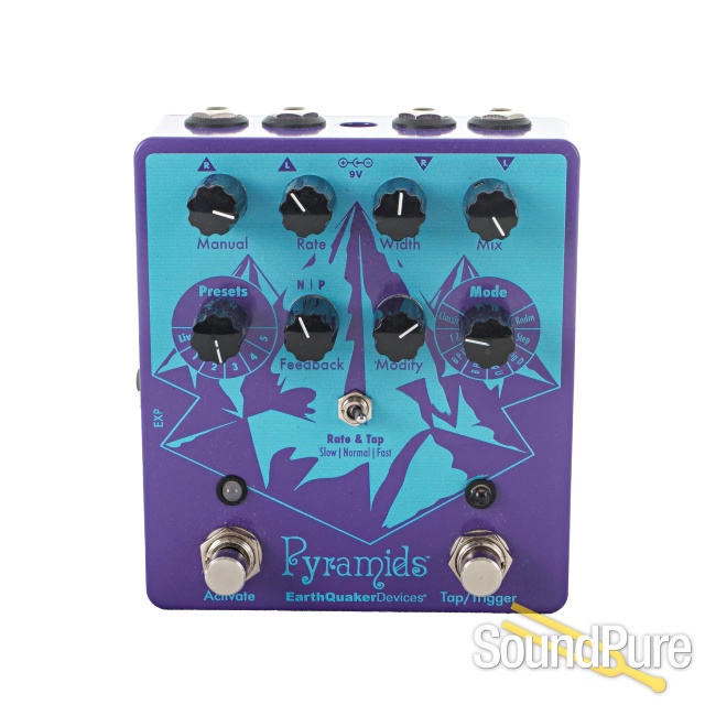 Earthquaker Pyramids Stereo Flanging Effects Pedal - Used — image 1