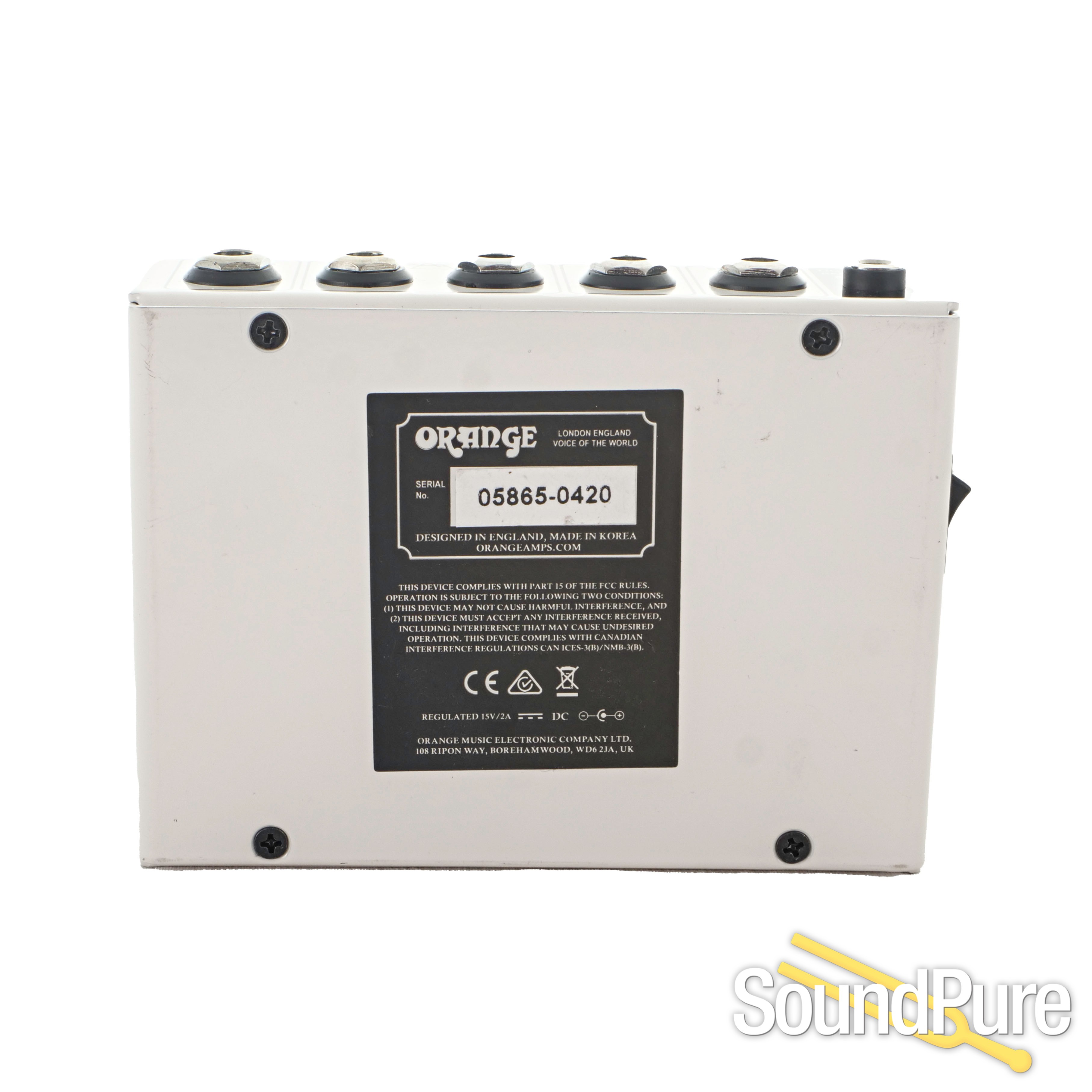 Orange Terror Stamp Amp Pedal - Used | Soundpure.com 