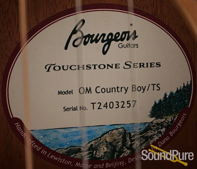 Bourgeois Touchstone OM Country Boy/TS Acoustic #T2403257 — image 8