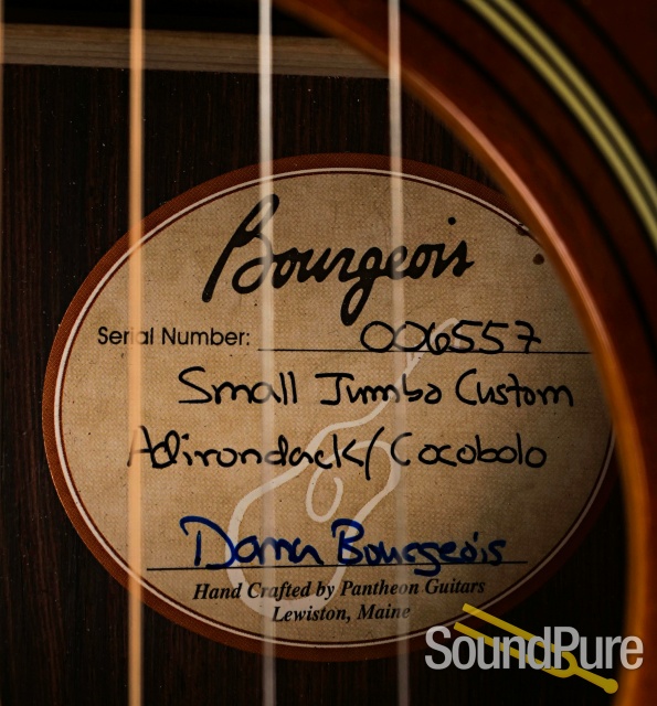 Bourgeois Custom Small Jumbo Acoustic Guitar #6557 - Used — image 7