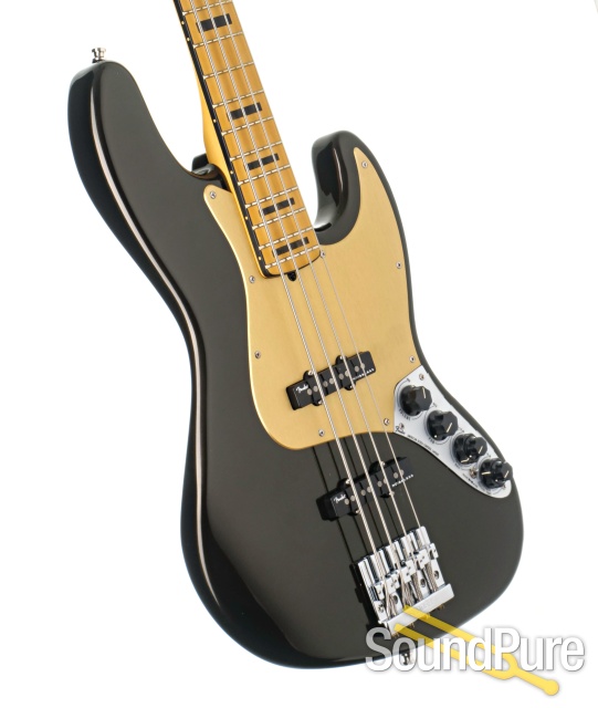 Fender Am Ultra Jazz Bass Texas Tea #US2100224215 - Used — image 2
