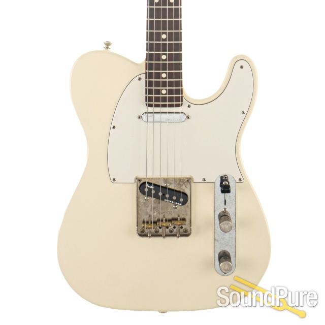 Fender Am Pro Tele Olympic White Guitar #US16085413 - Used — image 1