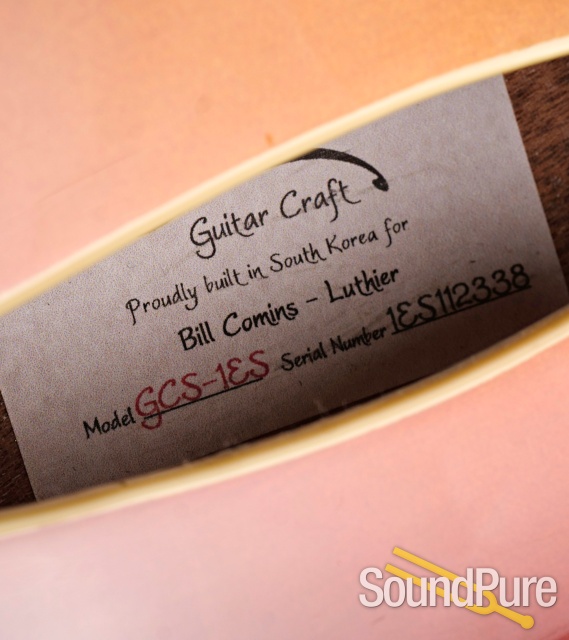 Comins GCS-1ES Autumn Burst Electric Guitar #112338 - Used — image 7