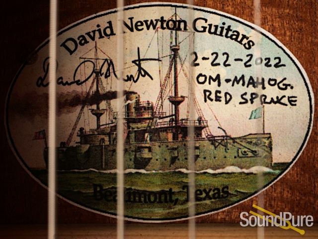 David Newton OM Adi/Mahogany Acoustic Guitar #N/A - Used — image 7