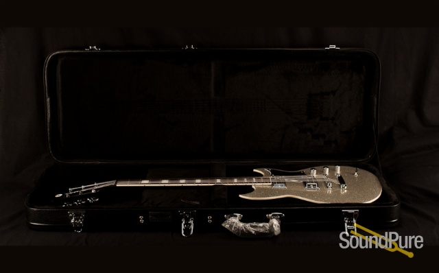 Reverend Sensei RT Silver Metal Flake Electric Guitar — image 2