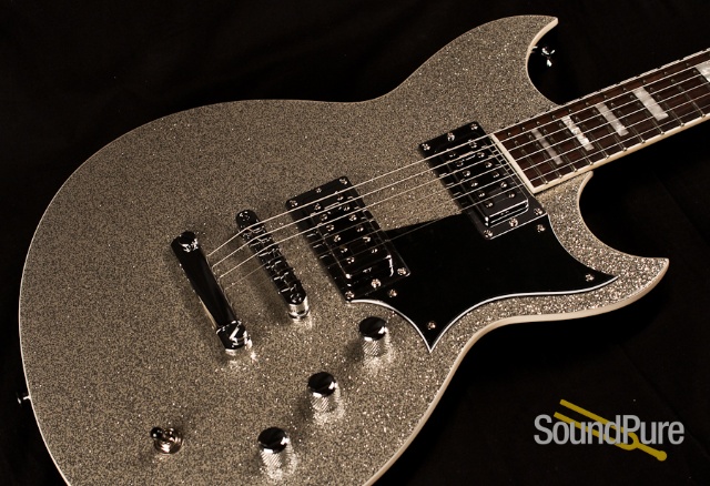 Reverend Sensei RT Silver Metal Flake Electric Guitar — image 10