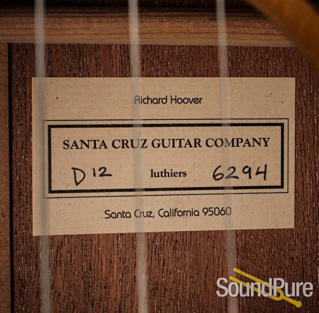 Santa Cruz D12 Acoustic Guitar #6294 - Used — image 7