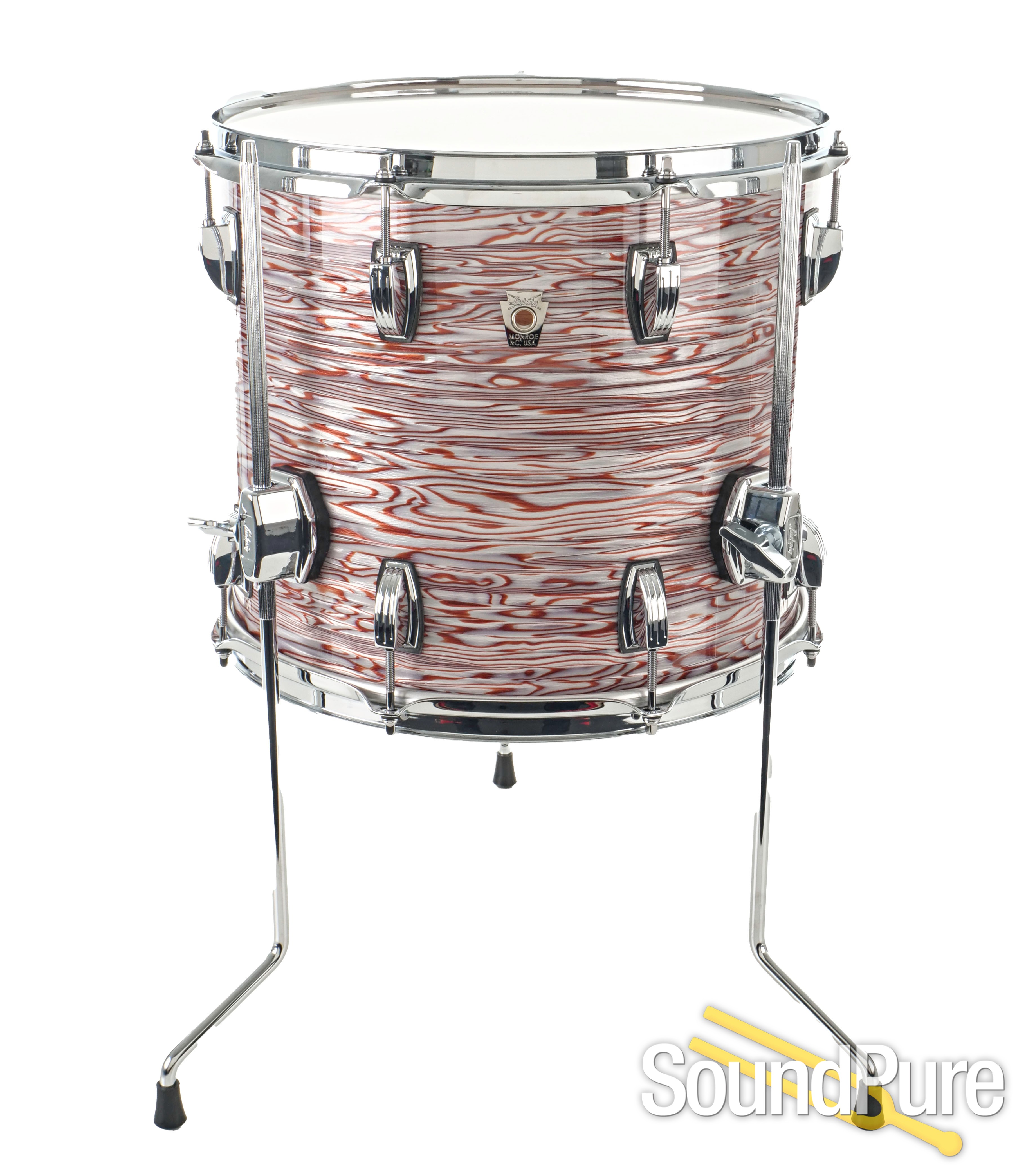 Ludwig Classic Oak 12x14 Floor Tom-Vintage Pink Oyster