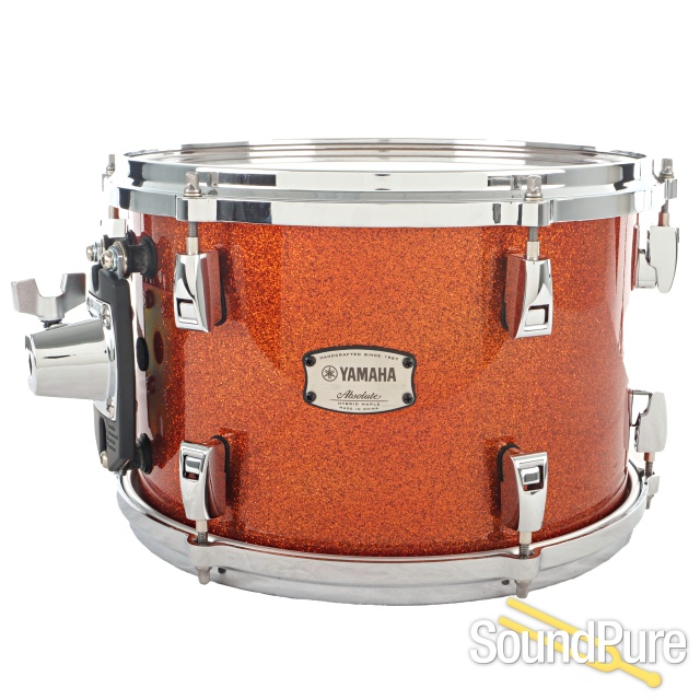 Yamaha Absolute Hybrid Maple 12 x 8 Rack Tom Orange Sparkle — image 3