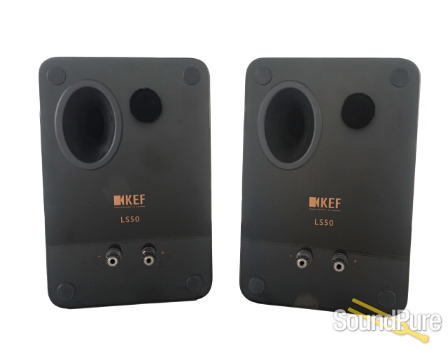 KEF LS50 Monitor Pair (Carbon Black Finish) - Used — image 2