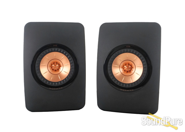 KEF LS50 Monitor Pair (Carbon Black Finish) - Used — image 1