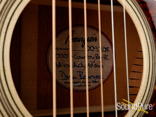 Bourgeois Country Boy HS 000 Acoustic Guitar #009308 - Used — image 3