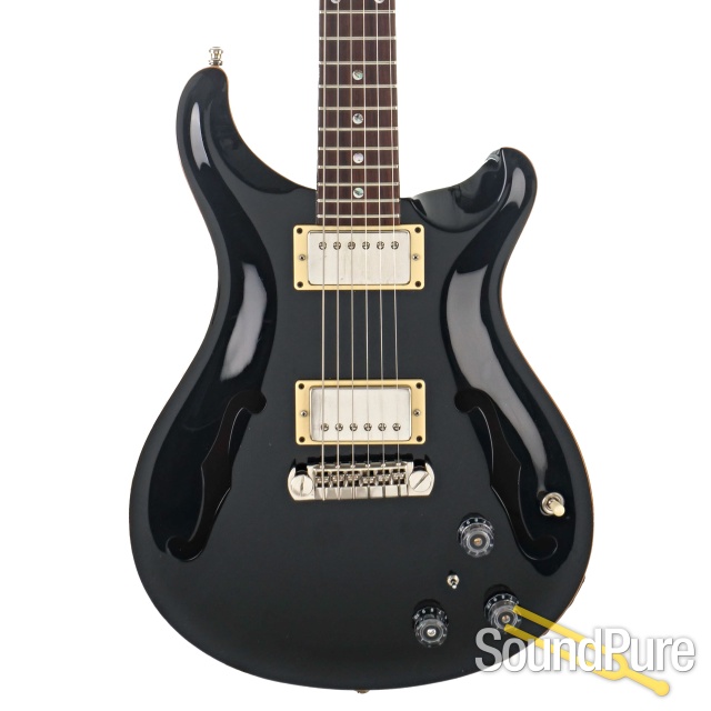 PRS Hollowbody II Black Electric Guitar #7124225 - Used — image 1