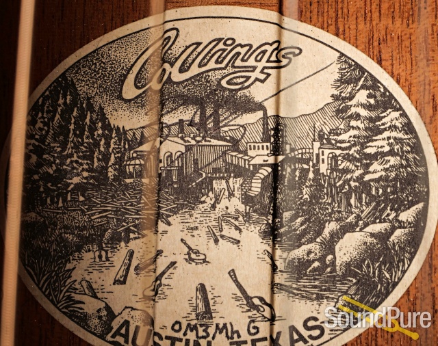 Collings OM3 German Spruce Acoustic Guitar #20010 - Used — image 7