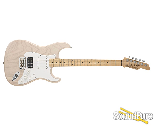 Tyler Classic Trans White HSS Electric Guitar #23334 - Used — image 9