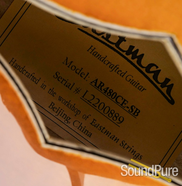 Eastman AR480CE-SB Archtop Guitar #L2200889 - Used — image 8