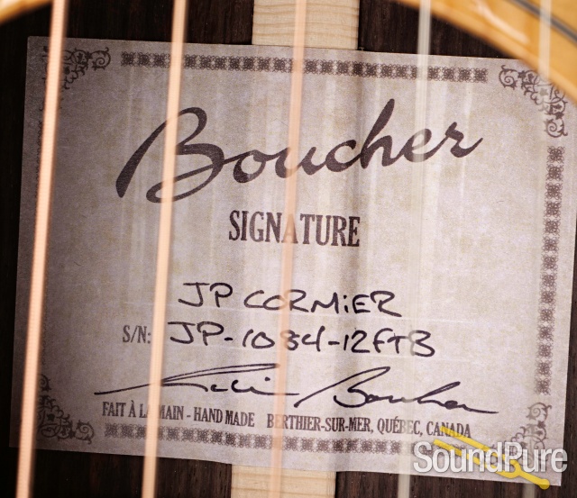 Boucher SM-JP-56 Cormier Acoustic Guitar #JP-1084-12FTB — image 6