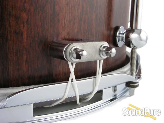 Brady 7x13 Jarrah Block Snare Drum Satin Finish — image 3