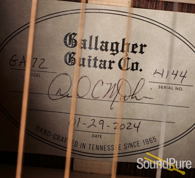 Gallagher GA-72 Acoustic Guitar #4144 - Used — image 7
