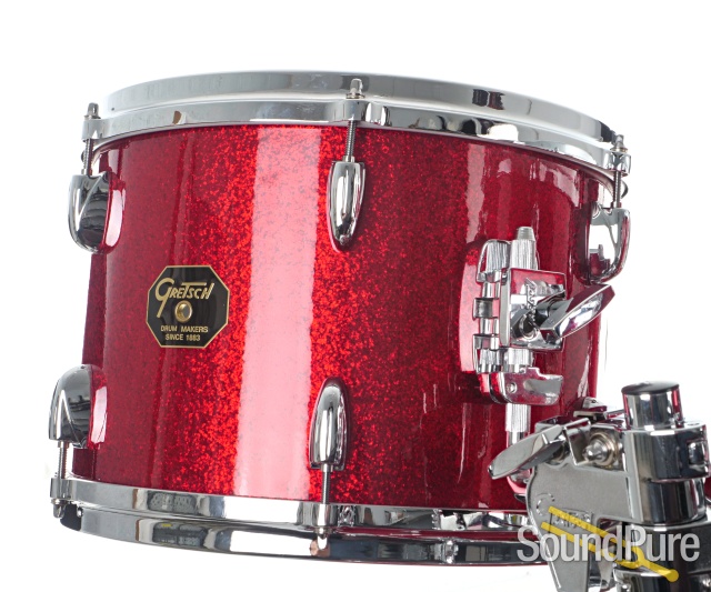 Gretsch USA Custom Red Sparkle Drum Kit 5pc - Used — image 10