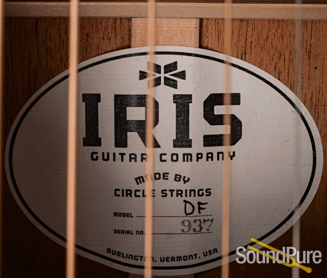 Iris DF Adirondack Sunburst Acoustic Guitar #937 - Used — image 7