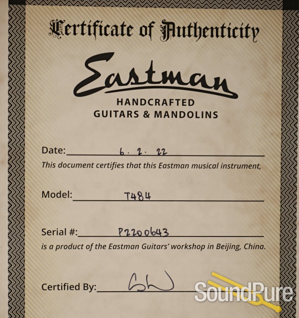 Eastman T484 Electric Guitar #P2200643 - Used — image 5