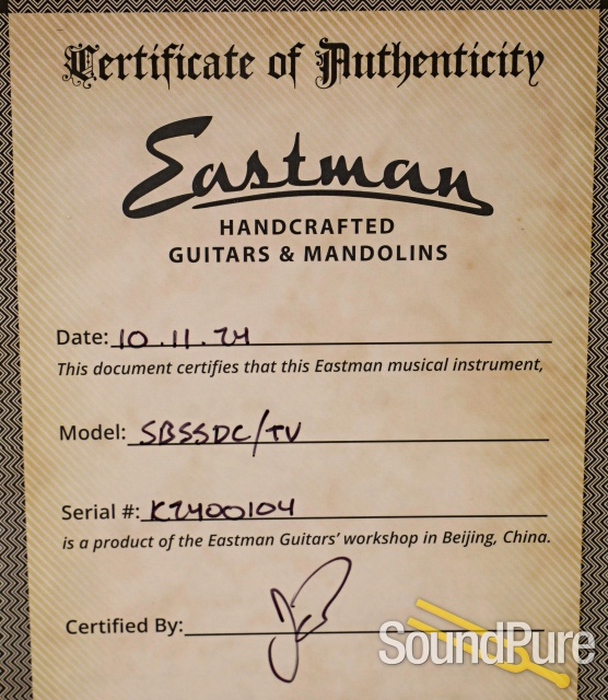 Eastman SB55DC/TV Electric Guitar #K2400104 — image 5