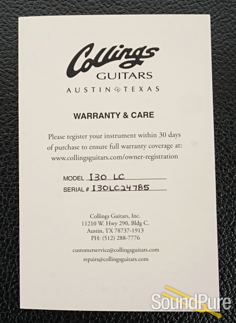 Collings I-30LC Aged Tobacco SB Guitar #I30LC24785 — image 5