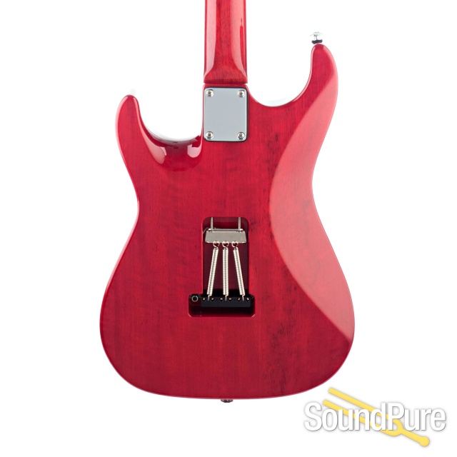Suhr John Suhr Signature Trans Red Guitar #JS7F7M - Used — image 3