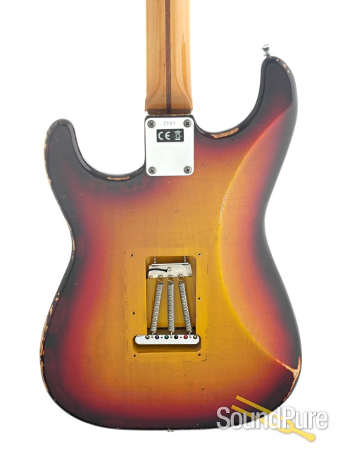 Nacho Guitars S 3-Tone Burst Electric Guitar #2269 - Used — image 6