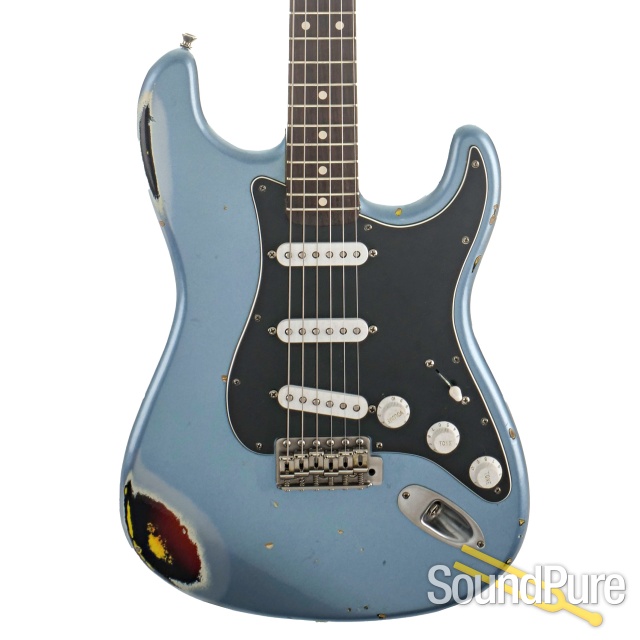 Nash S-63 Iced Blue over Sunburst Guitar #MOJ-16 - Used — image 1