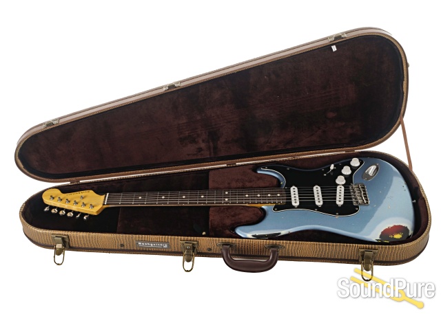 Nash S-63 Iced Blue over Sunburst Guitar #MOJ-16 - Used — image 4