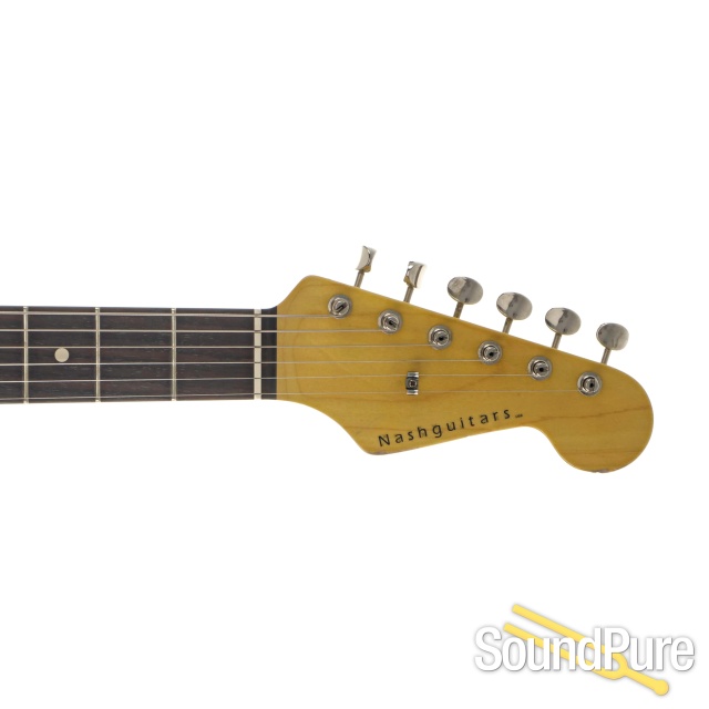 Nash S-63 Iced Blue over Sunburst Guitar #MOJ-16 - Used — image 7