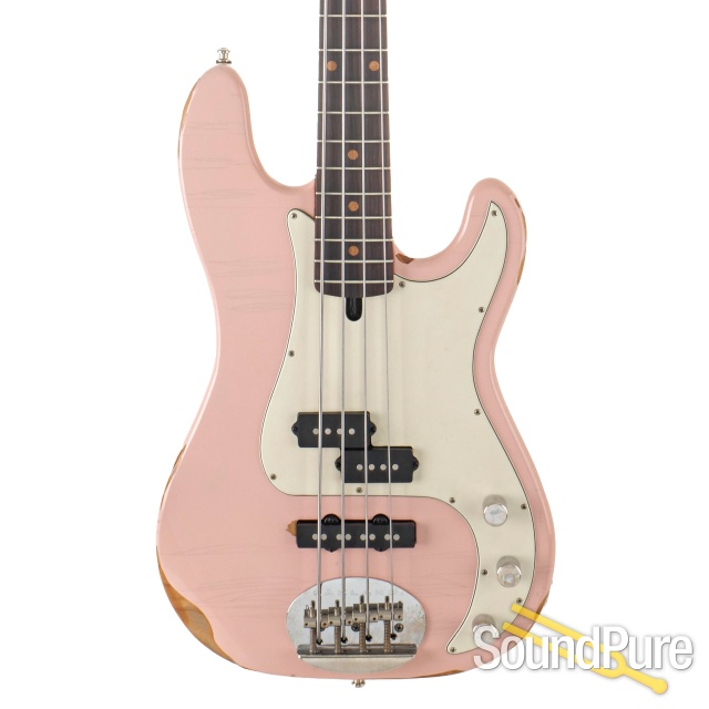 Lakland US Classic 44-64 Aged Shell Pink Bass #P40156 - Used — image 1