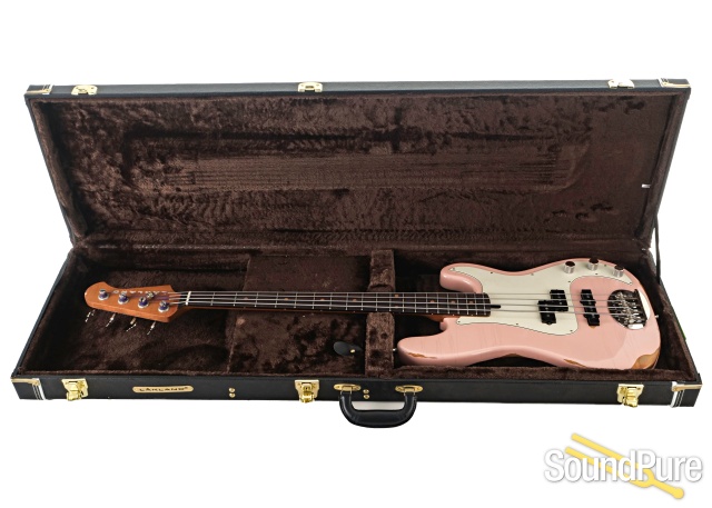 Lakland US Classic 44-64 Aged Shell Pink Bass #P40156 - Used — image 4