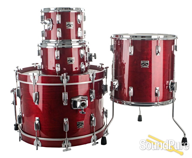 Tama Superstar Birch 4pc Drum Kit Gloss Red - Used