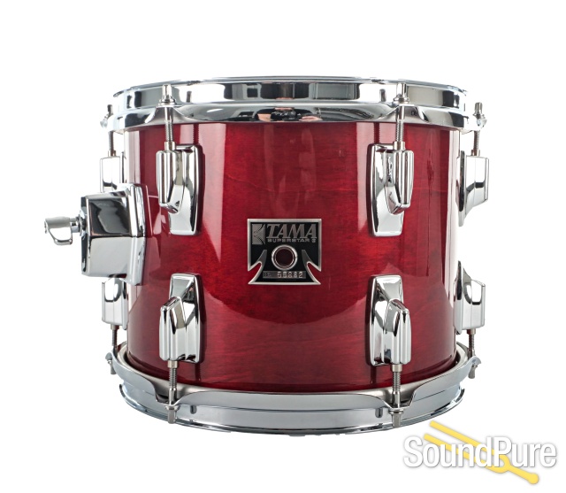 Tama Superstar Birch 4pc Drum Kit Gloss Red - Used — image 2