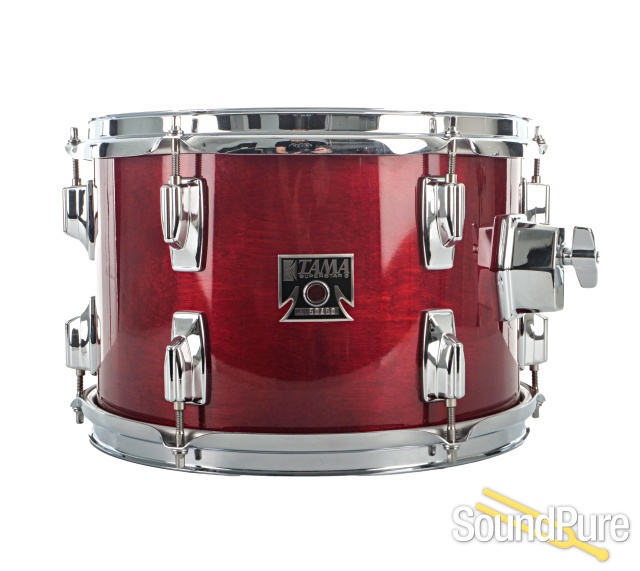 Tama Superstar Birch 4pc Drum Kit Gloss Red - Used — image 4
