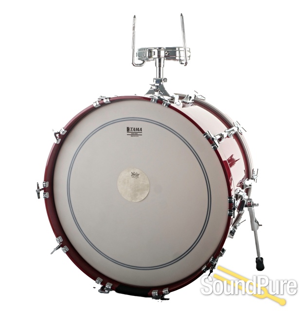 Tama Superstar Birch 4pc Drum Kit Gloss Red - Used — image 5
