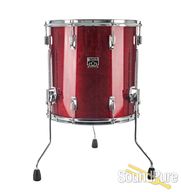 Tama Superstar Birch 4pc Drum Kit Gloss Red - Used — image 7
