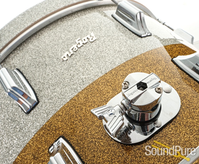 Rogers Powertone LE Drum Set Gold/Silver - Used — image 5