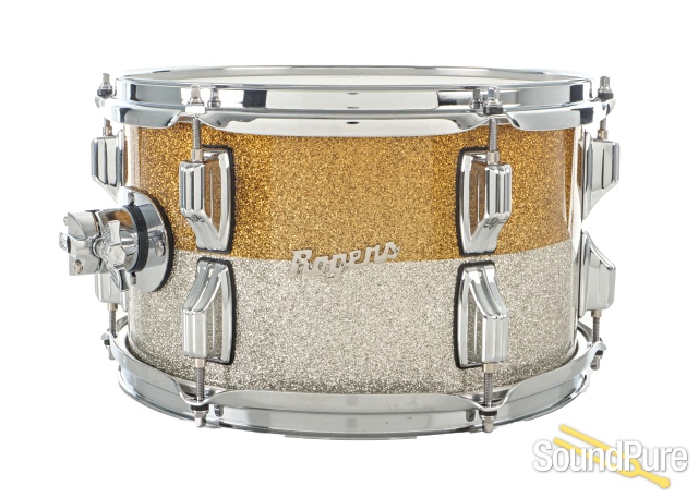 Rogers Powertone LE Drum Set Gold/Silver - Used — image 7
