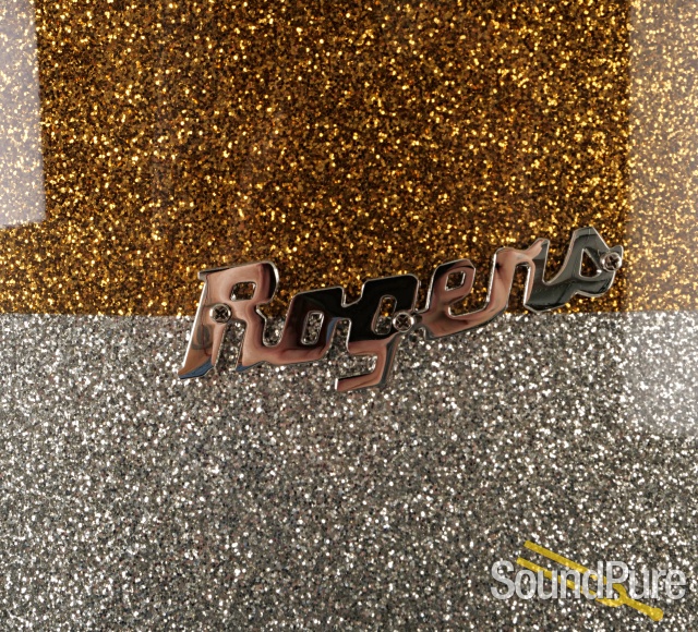 Rogers Powertone LE Drum Set Gold/Silver - Used — image 8