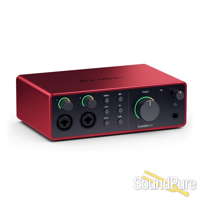 Focusrite Scarlett 4i4 Audio Interface 4th Gen