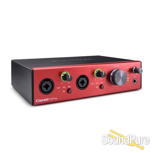 Focusrite Clarett+ 2Pre 2 Channel Audio Interface