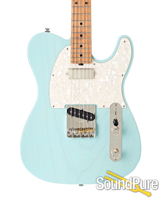 Tuttle Custom Classic T Daphne Blue Guitar #537 - Used — image 1