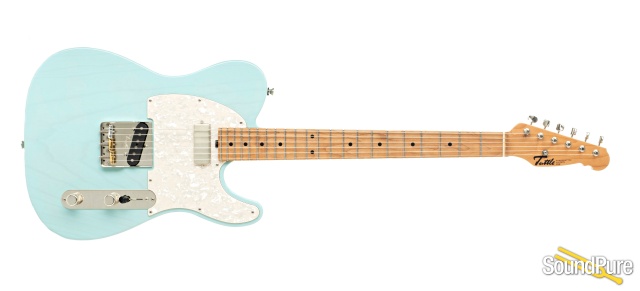 Tuttle Custom Classic T Daphne Blue Guitar #537 - Used — image 2